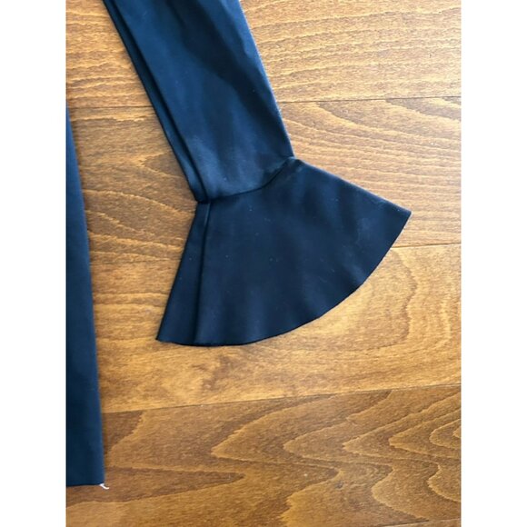 Free People Sweet Talk Black‎ Cold Shoulder Mini Dress Long Sleeve Sz XS - Picture 4 of 7